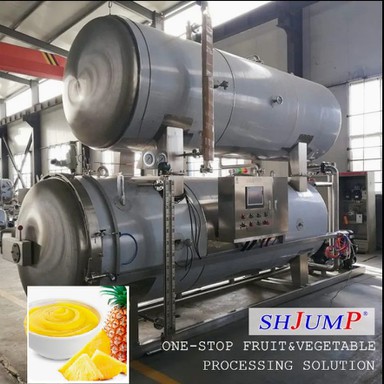 파인애플 퓨레 가공 라인